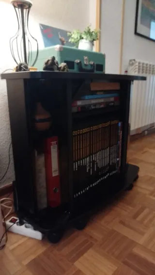 Mesa vintage para Vinilos y Música