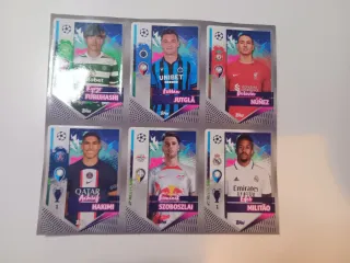 Lote cromos fútbol Topps Champions League