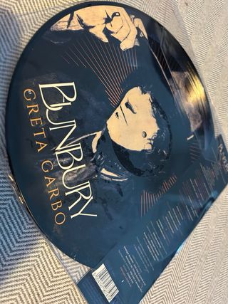 Vinilo Picture Disc Bunbury Greta Garbo Nuevo