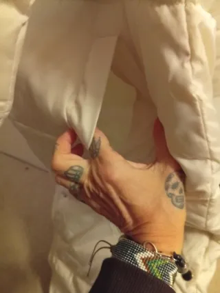 Plumífero crudo talla M