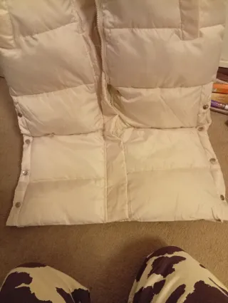 Plumífero crudo talla M