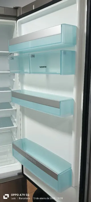 Nevera Combi Acero Inoxidable SIEMENS