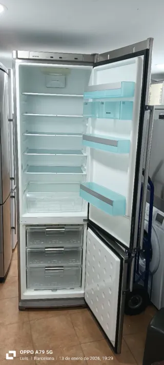 Nevera Combi Acero Inoxidable SIEMENS