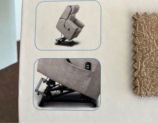 Sillón reclinable Acosta Hogar 2 motores