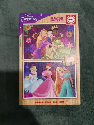 Puzzle infantil Princesas Disney – 2×50 piezas – c