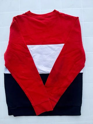 Sudadera Fila Roja y Negra, talla M