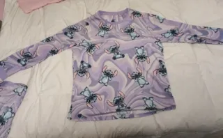 Pijama Disney Talla S Stitch Morado