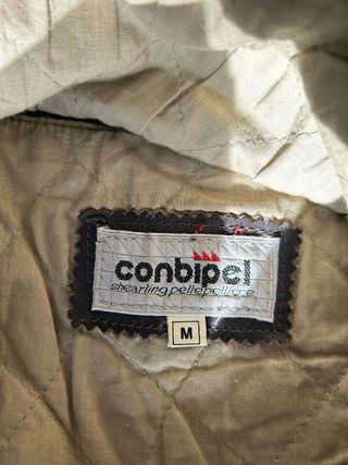 Giacca Pelle Vintage Uomo 100% Vera Pelle