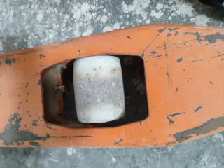 Transpaleta manual naranja
