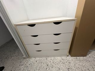 CÓMODA DE CAJONES BLANCA