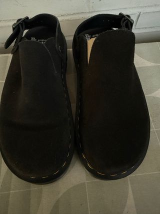 DR MARTENS ZEBZAG zuecos negros número 39