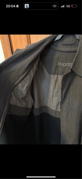 Gabardina Bugatti Gris Marengo