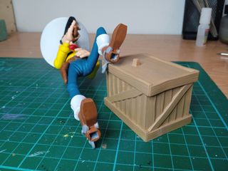 Figura Lucky Luke Resina 19 cm