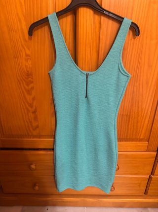 Vestido turquesa corto talla M