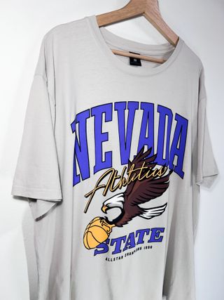 FSBN Nevada Athletics State Graphic Tee Beige/Ston
