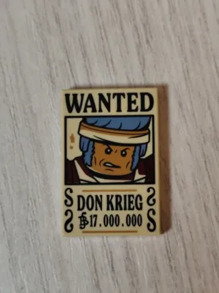 Lego Wanted Poster Don Krieg