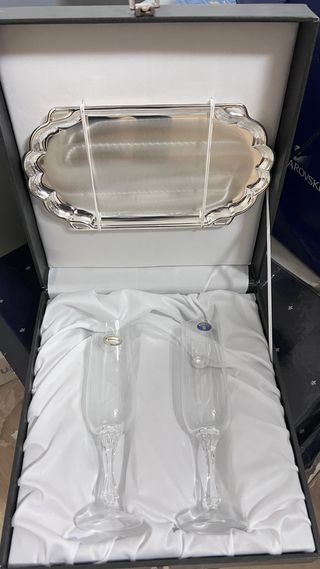 Copas de champán Bohemia Set x2