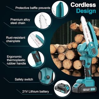 Mini Motosierra Batería 21V