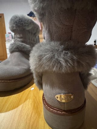 Botas Coach invierno gris