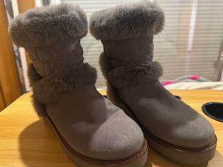Botas Coach invierno gris