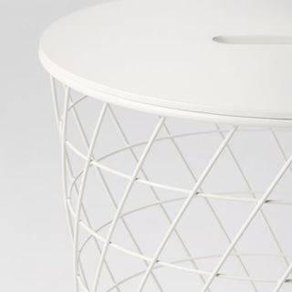 Mesa auxiliar KVISTBRO IKEA blanca