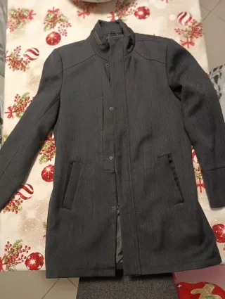 Cappotto invernale uomo grigio