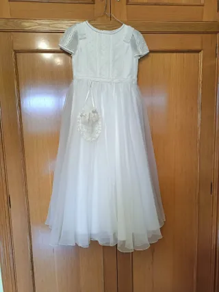 Vestido Comunión Niña Talla 8-9 años