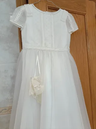 Vestido Comunión Niña Talla 8-9 años