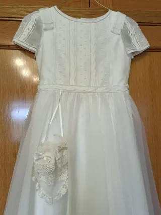 Vestido Comunión Niña Talla 8-9 años