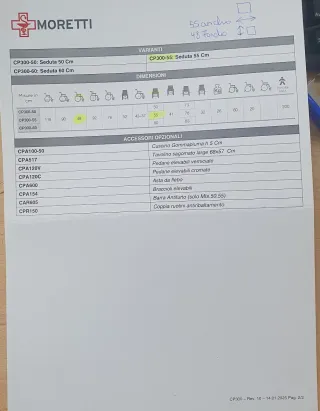 Silla de ruedas ancho especial en cadiz capital