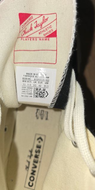 Converse Chuck 70 Plus Zapatillas Negras