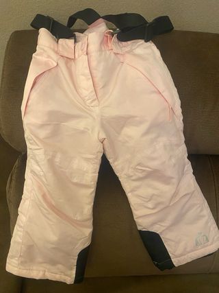 Pantalón de nieve para niña rosa  Talla 98/104