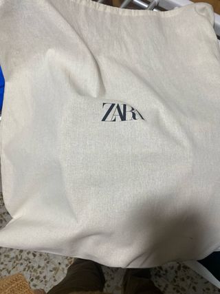 Bolso Zara Cuero Marrón