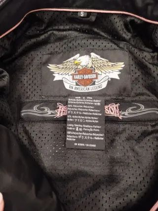 Chaqueta Harley Davidson Negra Mujer