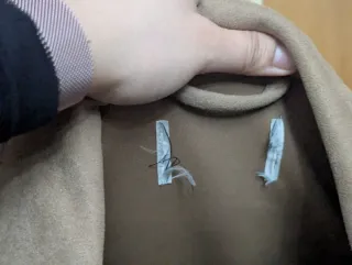 Chaqueta Stradivarius Antelina Beige Talla M