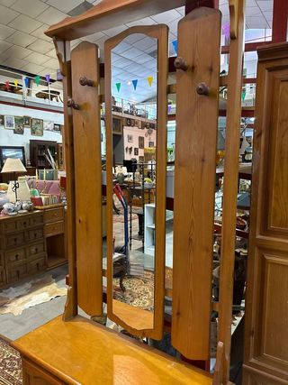 Recibidor Provenzal Madera y Cristal