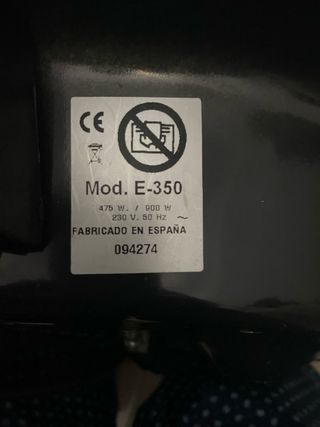 Brasero eléctrico . 2 Resistencias. Cable largo.