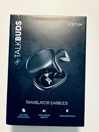 Auriculares Traductor Qinux TalkBuds M8 Negro