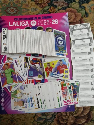 Colección completa Liga este 2025 2026   sin pegar
