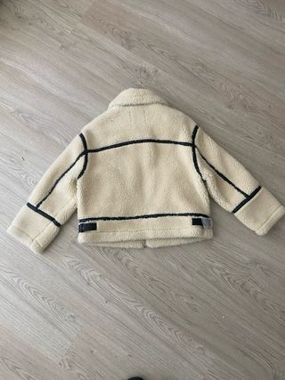 Cazadora Biker Efecto Pelo