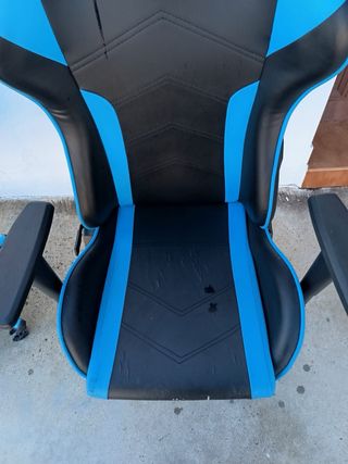 2x Sillas Gaming Newskill Azul y Negra (Leer)