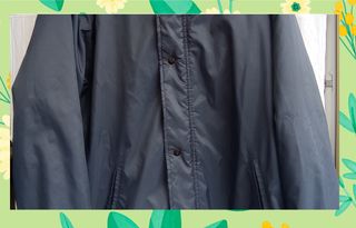 Cazadora parka anorak hombre Talla G 50 L azul