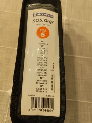 Michelin SOS6 grip (cadenas textiles nieve)