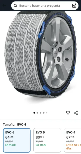 Michelin SOS6 grip (cadenas textiles nieve)