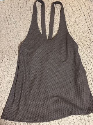 Vestido gris tirantes