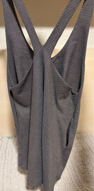 Vestido gris tirantes