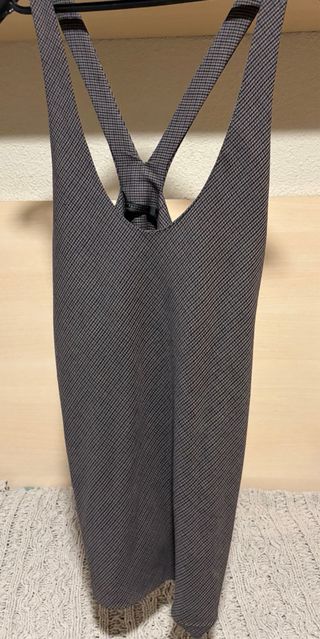 Vestido gris tirantes