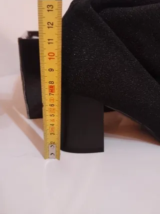 Botas altas negras tacón