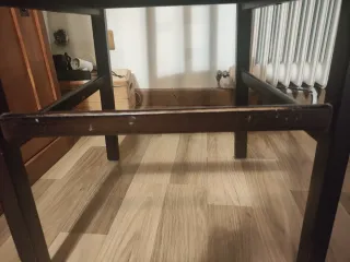 Mesa y 6 sillas 120cm x 90cm extensible hasta 240c