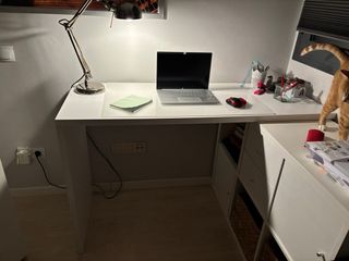 Mesa escritorio blanca